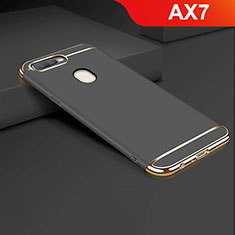 Luxury Metal Frame and Plastic Back Cover Case M01 for Oppo AX7 Black