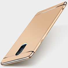 Luxury Metal Frame and Plastic Back Cover Case M01 for Oppo R17 Pro Gold