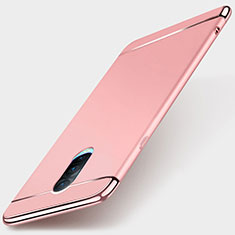 Luxury Metal Frame and Plastic Back Cover Case M01 for Oppo R17 Pro Rose Gold