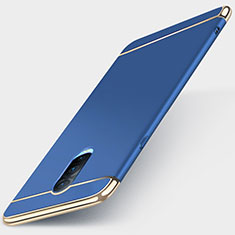 Luxury Metal Frame and Plastic Back Cover Case M01 for Oppo RX17 Pro Blue
