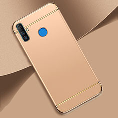 Luxury Metal Frame and Plastic Back Cover Case M01 for Realme C3 Gold