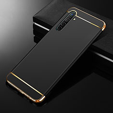 Luxury Metal Frame and Plastic Back Cover Case M01 for Realme X2 Black