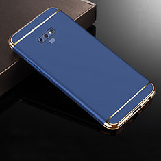 Luxury Metal Frame and Plastic Back Cover Case M01 for Samsung Galaxy Note 9 Blue