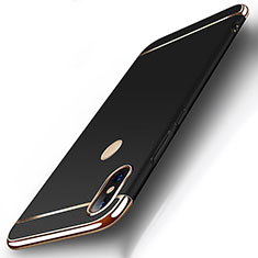 Luxury Metal Frame and Plastic Back Cover Case M01 for Xiaomi Mi 8 Black