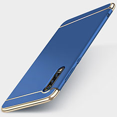 Luxury Metal Frame and Plastic Back Cover Case M01 for Xiaomi Mi 9 Blue