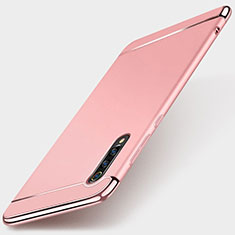 Luxury Metal Frame and Plastic Back Cover Case M01 for Xiaomi Mi 9 Lite Rose Gold