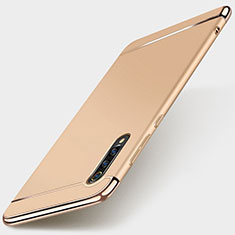 Luxury Metal Frame and Plastic Back Cover Case M01 for Xiaomi Mi 9 Pro 5G Gold