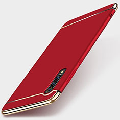 Luxury Metal Frame and Plastic Back Cover Case M01 for Xiaomi Mi A3 Lite Red