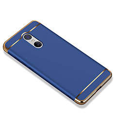 Luxury Metal Frame and Plastic Back Cover Case M01 for Xiaomi Redmi Note 4 Blue