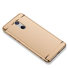 Luxury Metal Frame and Plastic Back Cover Case M01 for Xiaomi Redmi Note 4 Gold