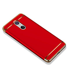 Luxury Metal Frame and Plastic Back Cover Case M01 for Xiaomi Redmi Note 4 Red