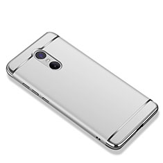 Luxury Metal Frame and Plastic Back Cover Case M01 for Xiaomi Redmi Note 4 Silver