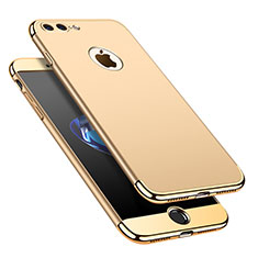Luxury Metal Frame and Plastic Back Cover Case M02 for Apple iPhone 7 Plus Gold