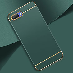Luxury Metal Frame and Plastic Back Cover Case M02 for Oppo AX5 Midnight Green