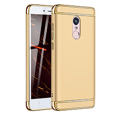 Luxury Metal Frame and Plastic Back Cover Case M02 for Xiaomi Redmi Note 4 Gold