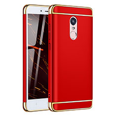 Luxury Metal Frame and Plastic Back Cover Case M02 for Xiaomi Redmi Note 4 Red