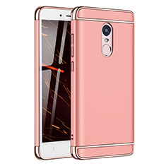 Luxury Metal Frame and Plastic Back Cover Case M02 for Xiaomi Redmi Note 4 Rose Gold