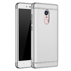 Luxury Metal Frame and Plastic Back Cover Case M02 for Xiaomi Redmi Note 4 Silver