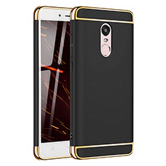 Luxury Metal Frame and Plastic Back Cover Case M02 for Xiaomi Redmi Note 4X High Edition Black