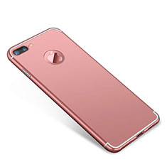 Luxury Metal Frame and Plastic Back Cover Case T01 for Apple iPhone 7 Plus Rose Gold