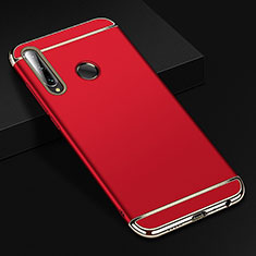 Luxury Metal Frame and Plastic Back Cover Case T01 for Huawei Honor 20E Red