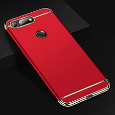 Luxury Metal Frame and Plastic Back Cover Case T01 for Huawei Honor View 20 Red