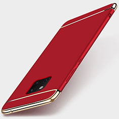 Luxury Metal Frame and Plastic Back Cover Case T01 for Huawei Mate 20 Pro Red