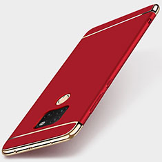 Luxury Metal Frame and Plastic Back Cover Case T01 for Huawei Mate 20 Red