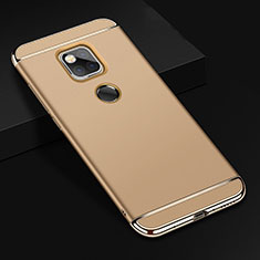 Luxury Metal Frame and Plastic Back Cover Case T01 for Huawei Mate 20 X 5G Gold