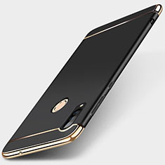 Luxury Metal Frame and Plastic Back Cover Case T01 for Huawei Nova 4e Black