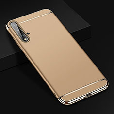 Luxury Metal Frame and Plastic Back Cover Case T01 for Huawei Nova 5 Gold
