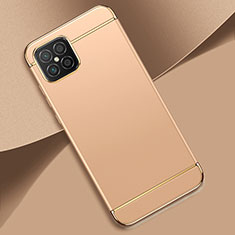 Luxury Metal Frame and Plastic Back Cover Case T01 for Huawei Nova 8 SE 5G Gold
