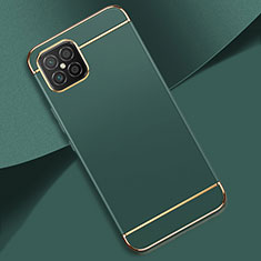 Luxury Metal Frame and Plastic Back Cover Case T01 for Huawei Nova 8 SE 5G Midnight Green