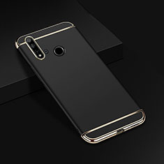 Luxury Metal Frame and Plastic Back Cover Case T01 for Huawei P20 Lite (2019) Black