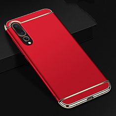 Luxury Metal Frame and Plastic Back Cover Case T01 for Huawei P20 Pro Red