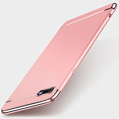 Luxury Metal Frame and Plastic Back Cover Case T01 for Oppo R15X Rose Gold