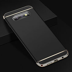 Luxury Metal Frame and Plastic Back Cover Case T01 for Samsung Galaxy S10e Black