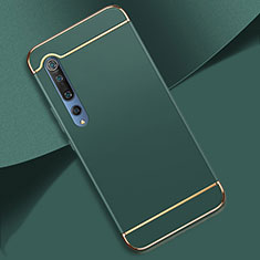 Luxury Metal Frame and Plastic Back Cover Case T01 for Xiaomi Mi 10 Green