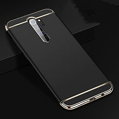 Luxury Metal Frame and Plastic Back Cover Case T01 for Xiaomi Redmi Note 8 Pro Black