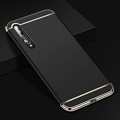 Luxury Metal Frame and Plastic Back Cover Case T02 for Xiaomi Mi 10 Pro Black