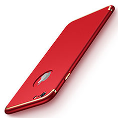 Luxury Metal Frame and Plastic Back Cover for Apple iPhone SE (2020) Red