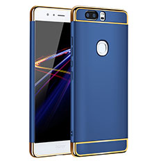 Luxury Metal Frame and Plastic Back Cover for Huawei Honor V8 Blue