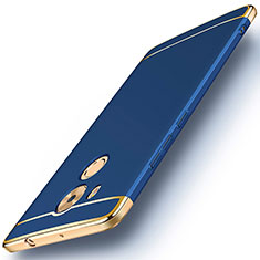 Luxury Metal Frame and Plastic Back Cover for Huawei Mate 8 Blue