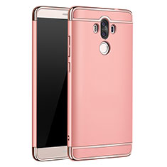 Luxury Metal Frame and Plastic Back Cover for Huawei Mate 9 Rose Gold