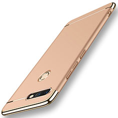 Luxury Metal Frame and Plastic Back Cover for Huawei Nova 2 Plus Gold