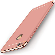 Luxury Metal Frame and Plastic Back Cover for Huawei P9 Lite (2017) Rose Gold