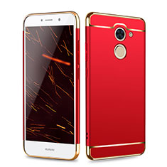 Luxury Metal Frame and Plastic Back Cover for Huawei Y7 Prime Red