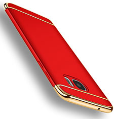 Luxury Metal Frame and Plastic Back Cover for Samsung Galaxy S7 Edge G935F Red