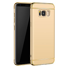 Luxury Metal Frame and Plastic Back Cover for Samsung Galaxy S8 Gold