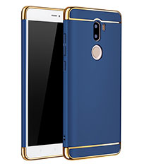 Luxury Metal Frame and Plastic Back Cover for Xiaomi Mi 5S Plus Blue